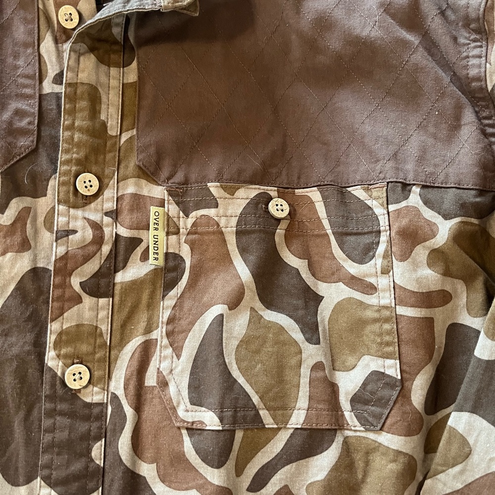 Over Under | Men's Camouflage Button-Up Shirt Long Sleeve - Picture 2 of 5